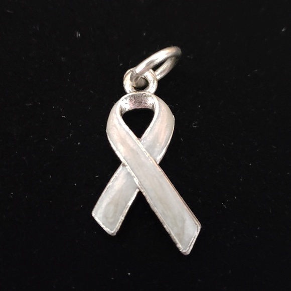 Beaucoup Designs Brain Cancer Ribbon Charm - Picture 1 of 2